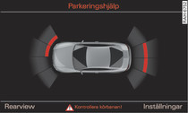 Infotainment: Optisk avståndsvisning